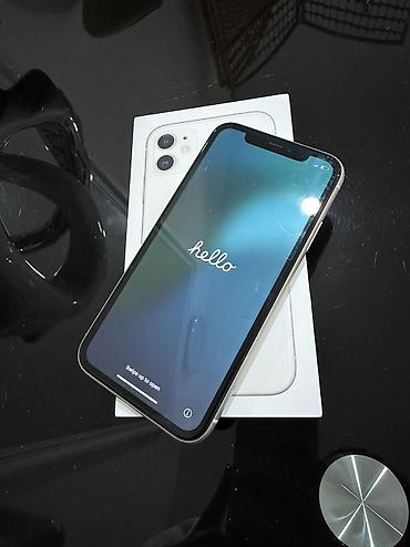 Apple iPhone: IPhone 11, Б/у, 64 ГБ, Белый, Коробка, 85 % — 10