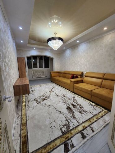 аламедин 1 ворошилова: 3 комнаты, 85 м², Элитка, 3 этаж, Дизайнерский ремонт
