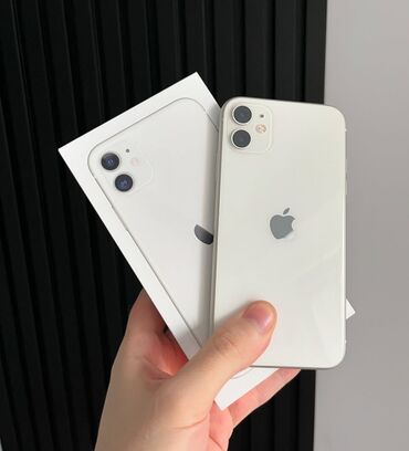 Apple iPhone: IPhone 11, 128 GB, Ağ, Zəmanət, Kredit, Simsiz şarj