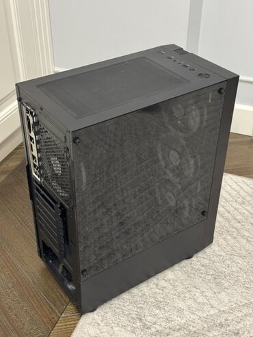 корпус компьютер: Корпус ПК, Б/у, Micro-ATX, цвет - Черный