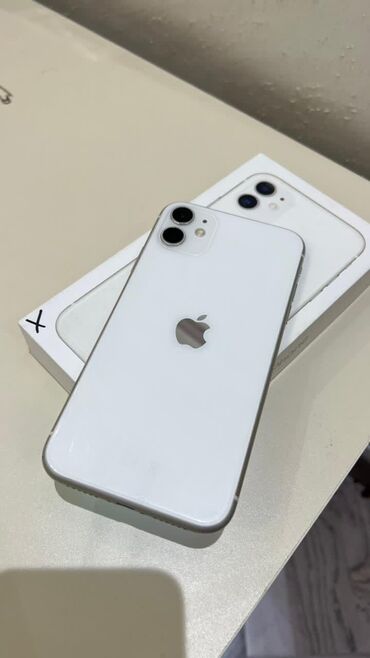 iphone 11 white: IPhone 11, 64 GB, Ağ, Face ID, Sənədlərlə