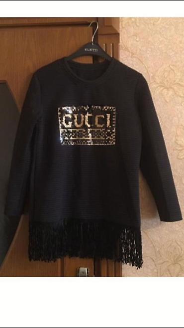 kastum yubkalar: Svitşot, Gucci, Standart, rəng - Qara — 3