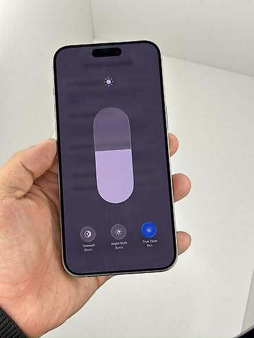 Техника и электроника: IPhone 15 Pro Max, Б/у, 256 ГБ, Natural Titanium, 96 % — 4