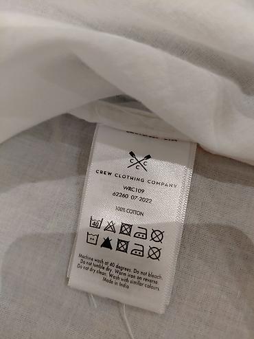 Блузки: Белая блузка Crew Clothing Company - Размер на ярлыке: 16 - Состав — 3