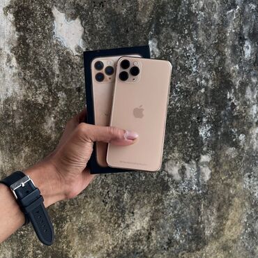 Çəngəllər: IPhone 11 Pro, 256 GB, Qızılı, Zəmanət, Face ID, Sənədlərlə