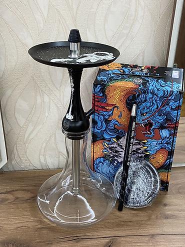 caşka qelyan: Nargilə dəsti – Original Alpha X Hookah tematik dizayn Paslanmaz — 1
