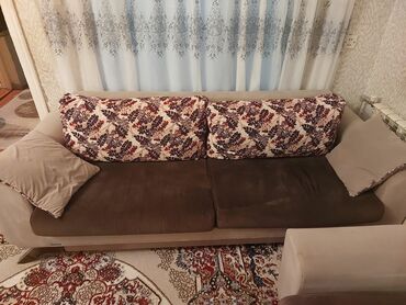 İşlənmiş, Divan, 2 kreslo, Bazasız, Açılmayan