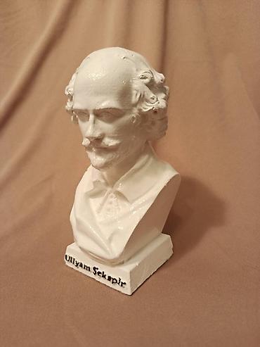 Fiqurlar: Fiqur, Gips, rəng - Ağ — 19