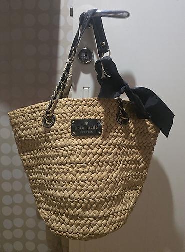 mona obrenovac: Kate Spade New York pletena torba sa kožnim i lančastim ručkama — 1