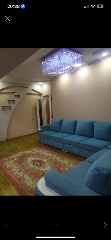 Долгосрочная аренда комнат: 72 м², С мебелью
