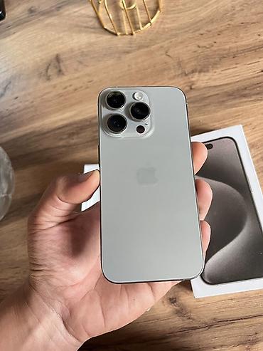 redmi x5: IPhone 15 Pro, Б/у, 256 ГБ, White Titanium, Коробка, 88 % — 1