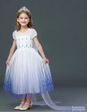 Kostimi za maskenbal: Model BELA 5 FROZEN 2 LEDENO KRALJEVSTVO 2 deo - NOVO Elza Frozen 2 — 4