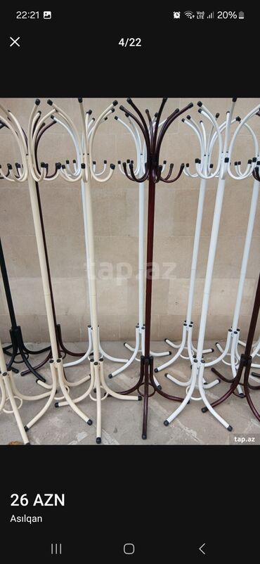 Asılqanlar: Yeni ve keyfiyyetli demir asilqanlar Qalinlar - 45 azn Nazikler - 26 — 2