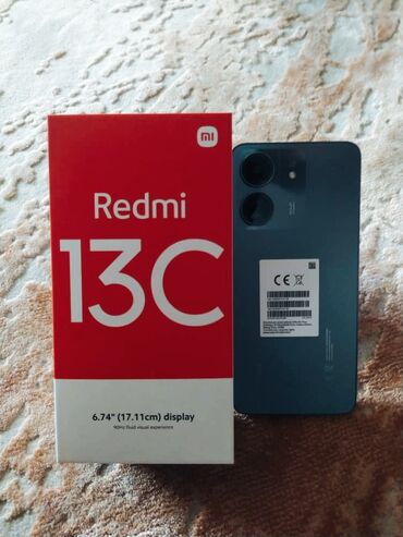 чехлы на аирподс бишкек: Xiaomi, Redmi 13C, Новый, 256 ГБ, цвет - Зеленый, 2 SIM
