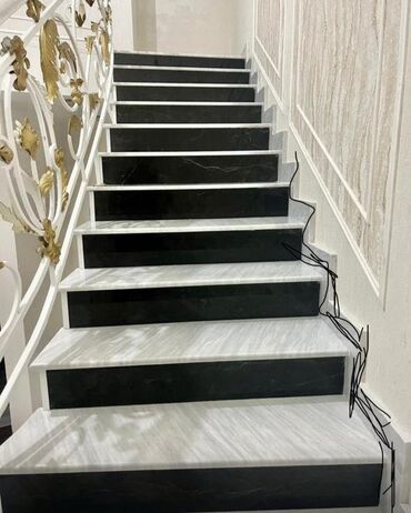 Mərmər: Mərmər pilləkənlər və üzlüklər – dizayn və montaj - Təbii mərmərdən — 1