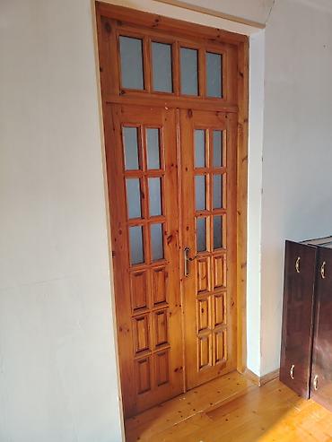 otaq qapllarl: Taxta ikiqat ara qapısı – şüşəli, klassik dizayn Ölçü 2.5m x 2.1m 3 — 3