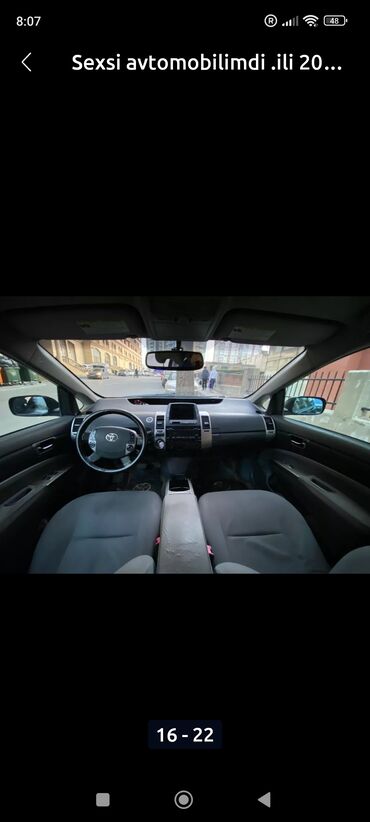 Toyota: Toyota Prius (II nəsil) hibrid hetçbek Texniki xüsusiyyətlər: - — 10