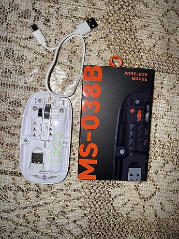 Bir paket məhsul təsviri 1) Simsiz siçan MS-038B - Qutulu “Wireless