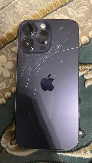 apple watch бишкек цена: IPhone 14 Pro Max, Колдонулган, 512 ГБ, Deep Purple, Заряддоочу түзүлүш, Кабель, Куту, 86 %