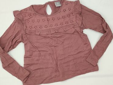 bluzka z piórami reserved: Blouse, Little kids, 7 years, 116-122 cm, condition - Very good