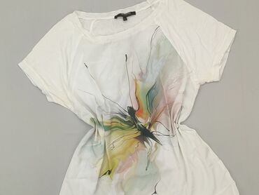 białe t shirty damskie zara: Reserved, L, stan - Bardzo dobry