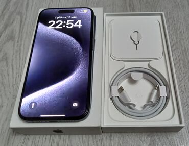 Apple iPhone: IPhone 15 Pro, 256 GB, Blue Titanium