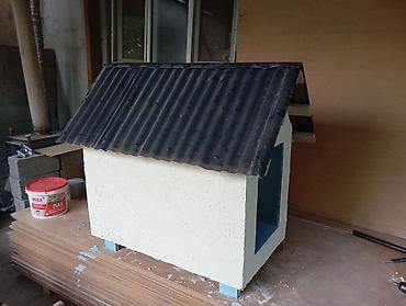 Уличный туалет: - Наружный туалет, - Конструкция: каркасная, с двускатной крышей. - — 9