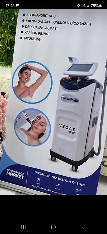 Gözəllik və estetika avadanlığı: Lazer aparatı vitek cox az işlenib 2 ay işlenib tatu karbon pilik var — 2