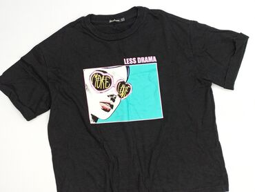 plisowane spodnie reserved: Stradivarius, T-shirt for men, size XS (EU 34)