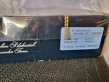 jysk case za vino: Case kristal,led kristal za vino 1970/80ta.godina Zwiesel Nemacka — 9