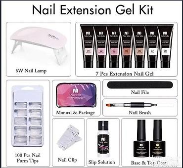 play stasion 4: Komplet za izgradnju noktiju – Nail Extension Gel Kit Sadržaj — 1