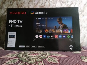 tuner smart tv: Upakovka smart Tv 43 diaganal 109ekran salafanı üstündə 350₼ təcili