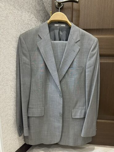 классика костюм: Мужской костюм, 6XL (EU 52), Б/у, цвет - Серый, Самовывоз