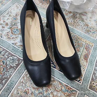 clarks обувь: Туфли, 41, Clarks, Новый, цвет - Черный — 1