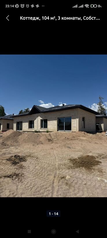 Продажа домов: Коттедж, 102 м², 3 комнаты, Собственник, ПСО (под самоотделку) — 9