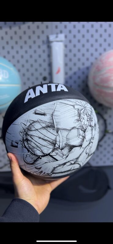 теннисные ракетки с мячами: Фирменный баскетбольный мяч ANTA 🔥 - в комплекте насос - качественный