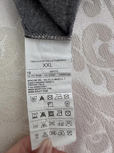 vitamin e 400: United Colors of Benetton qadın köynəyi (uzunqol) - Rəng: tünd boz — 4