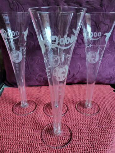 Čaše: Case nove za vino sa gravurom iz 2000te. Komada. 4 Visina. 25cm na lalafo.rs — 3 Čaše: Case nove za vino sa gravurom iz 2000te. Komada. 4 Visina. 25cm — 3
