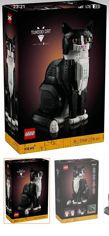 LEGO tipli konstruktor dəstləri: Leqo(LEGO) Ideas – Tuxedo Cat (21349) konstruksiya dəsti - Mövzu — 1