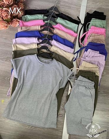 papuce cupave: Ženski dvodelni trenerka komplet – majica + pantalone sa džepovima — 8