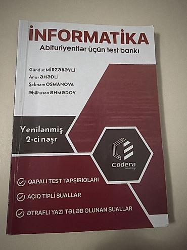 Testlər: Məhsul: “İnformatika – Abituriyentlər üçün test bankı” (Yenilənmiş — 1