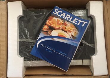 Mikrodalğalı sobalar: Mikrodalğalı soba Scarlett, Ayrıca dayanan, Qril ilə, rəng - Qara, Yeni — 5