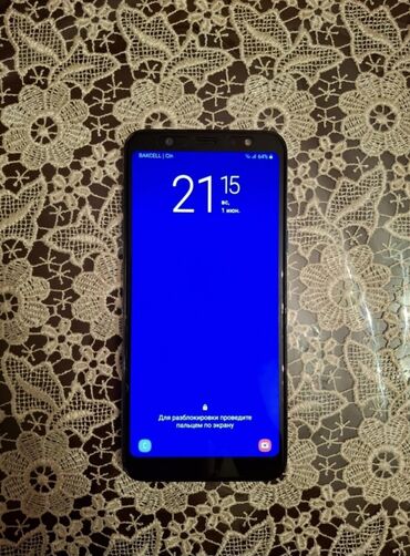 Biologiya: Samsung Galaxy A6 Plus, 32 GB, rəng - Göy