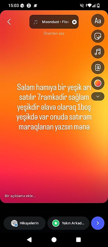 heyvan yemlərinin satışı: Arı yeşiyi satılır 1ədəd sağlam yeşiklə biryerdə əlavə olaraq 1boş — 1
