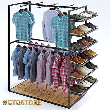 Кронштейны, стойки: Кронштейн для одежды, Кронштейн в бутик Оборудование для магазина — 20