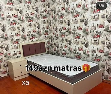 Çarpayılar: Tək nəfərlik çarpayı modelləri - Müxtəlif dizaynlar: ağ korpuslu — 13