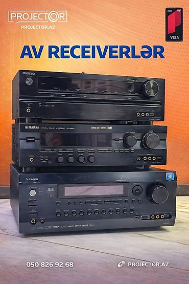 ses mixeri: AV Receiverlər - Brendlər: Onkyo, Yamaha, Integra - Ev kinoteatrı və — 1