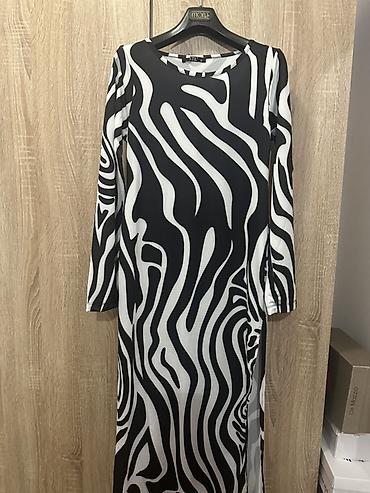 jean paul gaultier majica: Haljina sa zebra printom – S.T.L, veličina M - Dugi rukavi - Okrugli — 3
