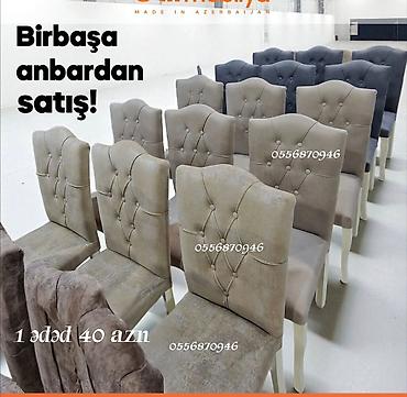 ders masa: Qonaq otağı üçün, Yeni, Açılmayan, Dördbucaq masa, 6 stul — 2