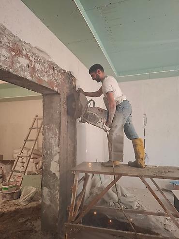 tam insaat: Beton kəsim və deşmə xidməti - Armaturlu beton, dəmir-beton və daş — 3